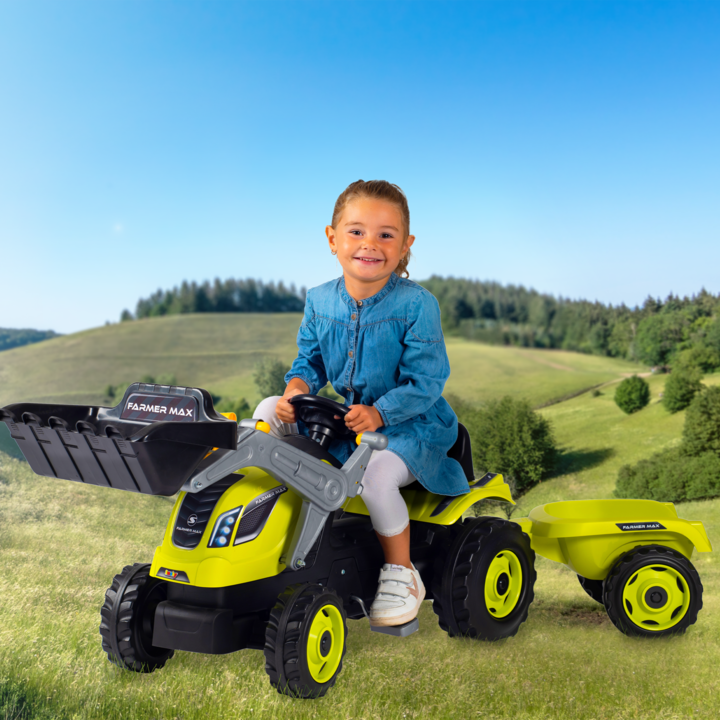 Actual product image Smoby Farmer Max + Trailer