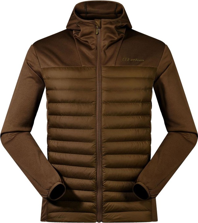 Berghaus Kurtka hybrydowa męska Vaskye Hooded Hybrid Jacket roz. M brązowa (M)