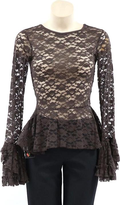 Immagine prodotto Burleska Camicetta da donna Tasha, top gotico con pizzo (S, M)