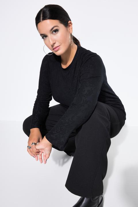 Produktbild Studio Untold Longsleeve, Slim Shape, Jacquardmuster, Langarm (60)