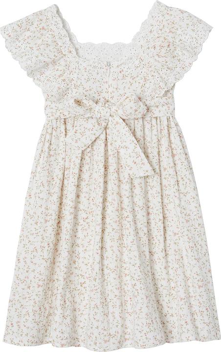 Produktbild Vertbaudet Festliches Mädchen Musselinkleid mit bestickten Ärmeln (140)