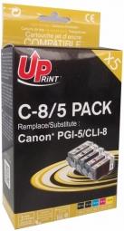 Produktbild Druckerzubehör Uprint Tintes kārtridžs UPrint Canon PGI-5/CLI-8 Multipaka