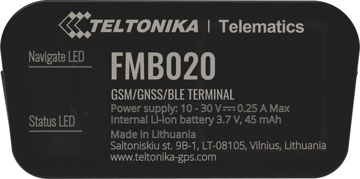 Image du produit Teltonika FMB020 GPS tracker Car Black