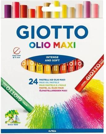 Produktbild Giotto Ölpastellkreide Mehrfarbig, 24 Stück, Set: Nein, Effekte (Mehrfarbig, 24 x)