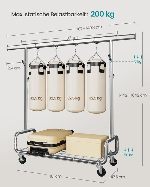 Actual product image Songmics Coat rack