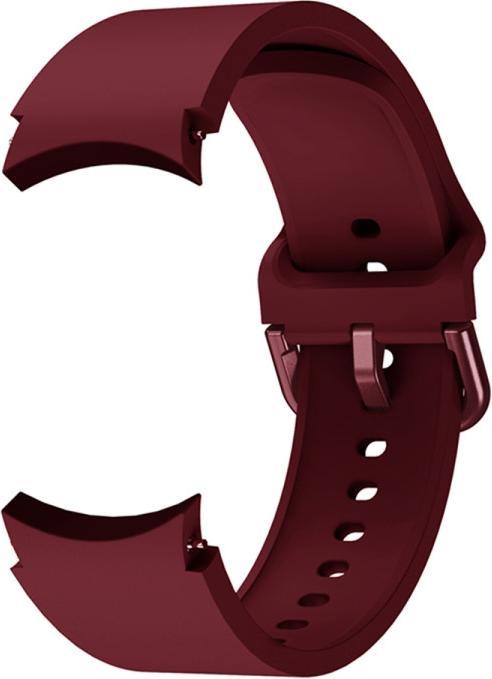 Image du produit Cover-Discount Galaxy Watch 4 44mm - Bracelet sport bordeaux (44 mm, Silicone)