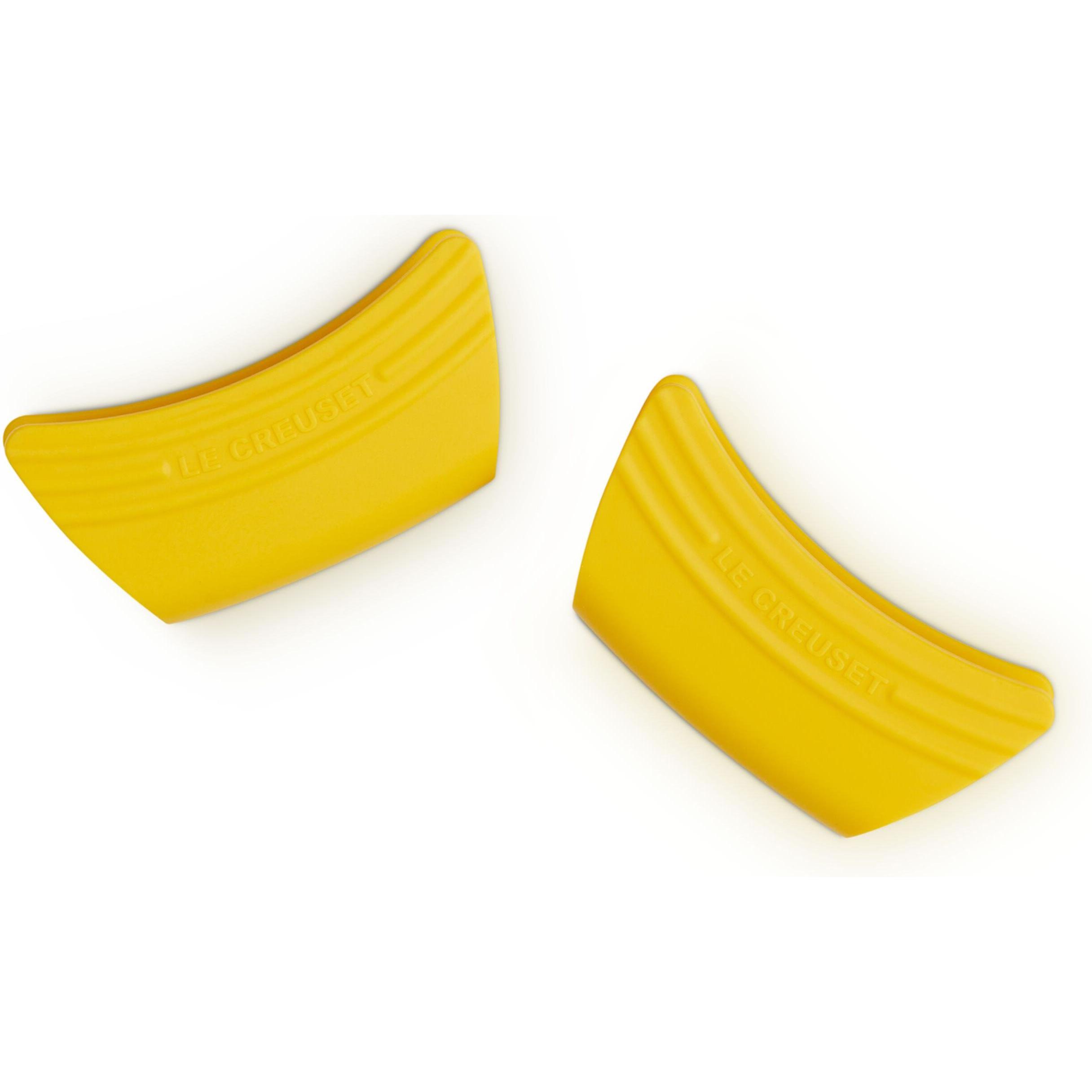Le Creuset Silikon Griffschutz 2er-Set Nectar, Backhandschuhe + Topflappen
