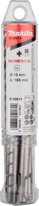 Produktbild Makita NEMESIS2 SDS+Bohrer 10x165 5Stk (10 Millimeter)