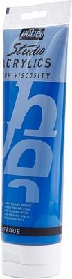 Produktbild Pebeo Studio Acrylics feine Acrylfarben (Primärzyanblau, 250 ml)