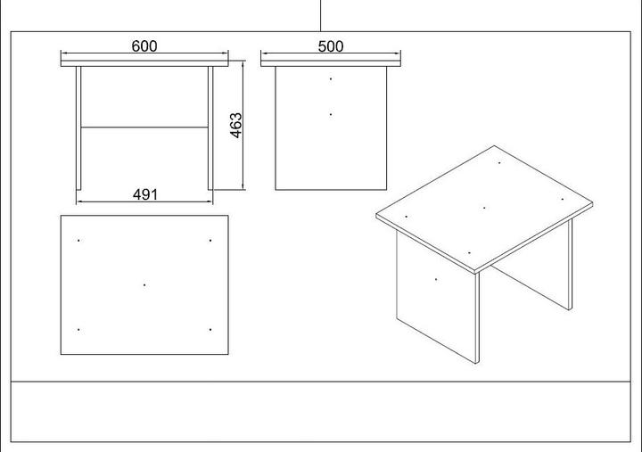 Immagine prodotto Skye Decor Remzi (140 x 73.80 x 60 cm)