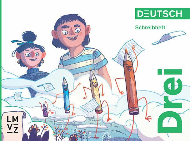 Produktbild Deutsch Drei / Schreibheft (Deutsch, Autorenteam, 2024)