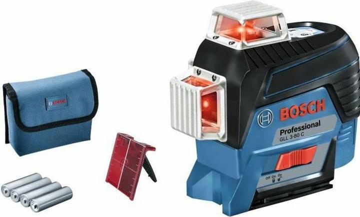 Produktbild Bosch Professional Linearlaser GLL 3-80 C (4x1,5V AA, Karton)