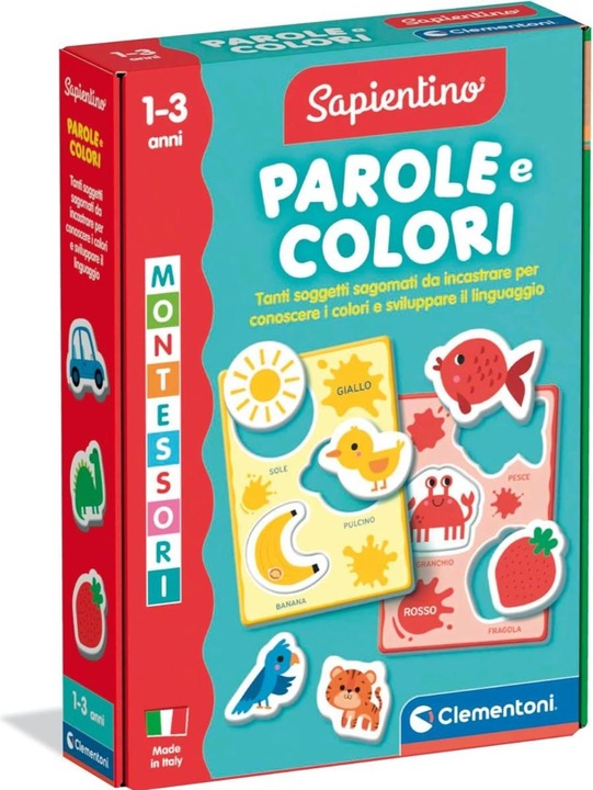 Immagine prodotto Clementoni Montessori Parole e Colori