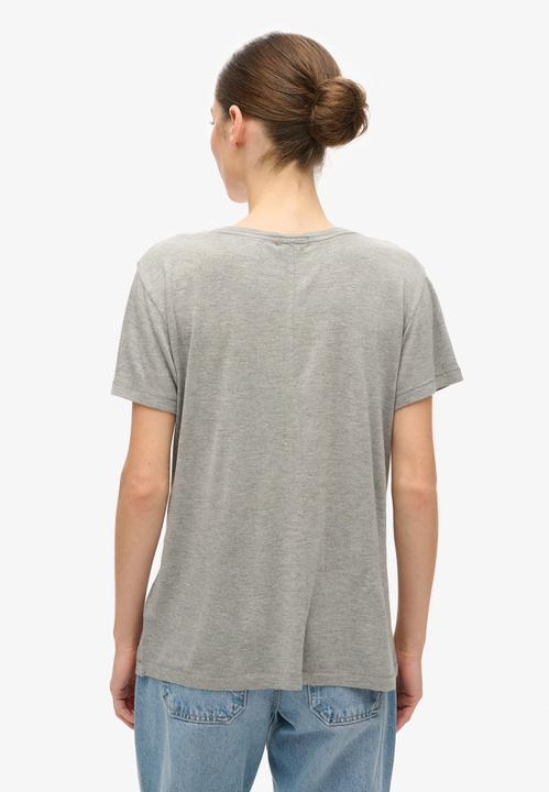 Actual product image Superdry Studios Slub Emb Vee Tee