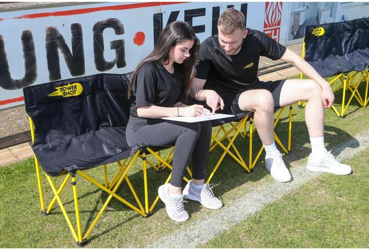 Actual product image Power Shot Folding replacement bench 4-seater Powershot