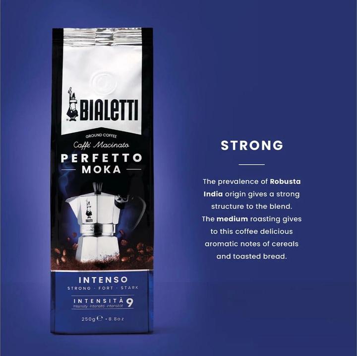 Image du produit Bialetti Intenso (Torréfaction foncée, 250 g)