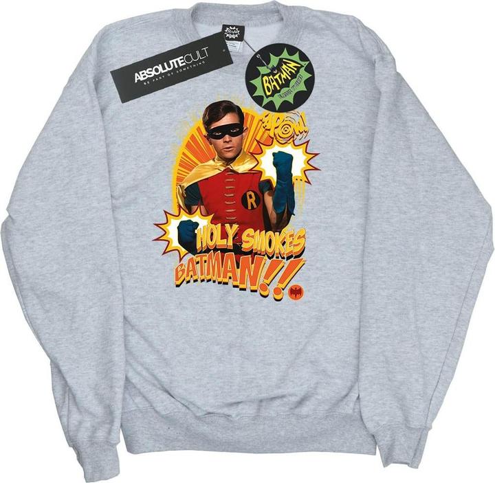Actual product image Womens/Ladies Batman TV Series Holy Smokes Sweatshirt (XL)
