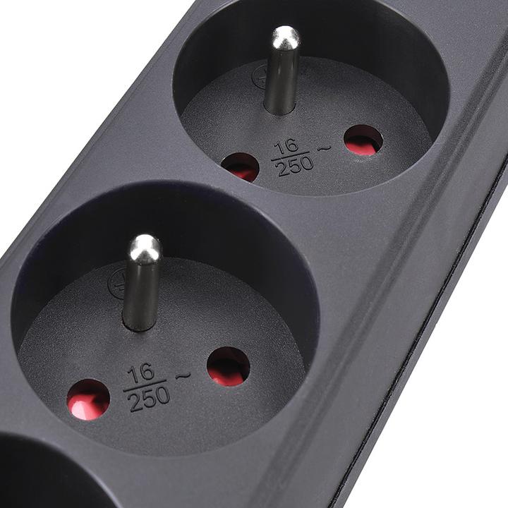 Immagine prodotto Olight Solight predlžovací prívod, 4 zásuvky, čierny, 3m (230 V)