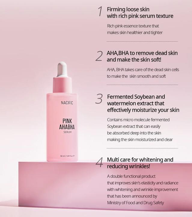 Actual product image Nacific Pink AHABHA (50 ml)