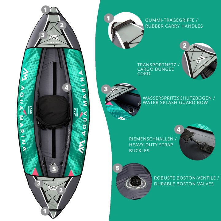 Produktbild Aqua Marina Laxo 285 Kayak (1 Pers.)
