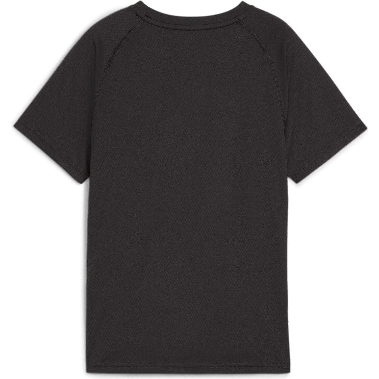 Thumbnail - Puma, Herren, Sportshirt, Y CROSS THE LINE TEE 3.0 (152), Schwarz, 152