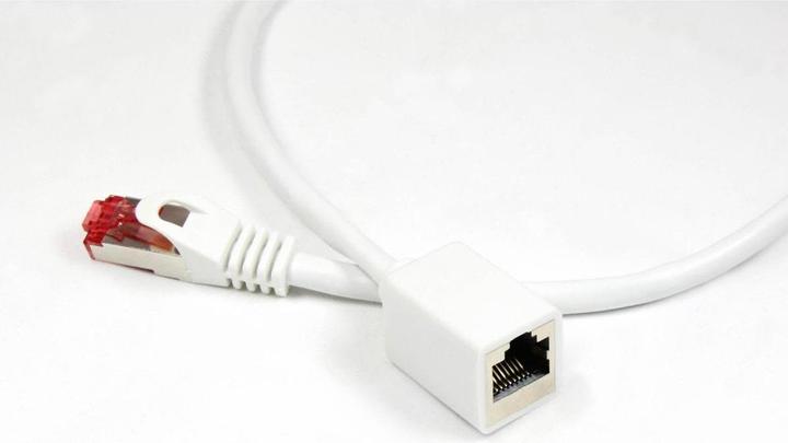 Produktbild Varia SO-37068 - Patchkabel Cat.6, S/FTP, 1m, weiss (S/FTP, CAT6, 1 m)