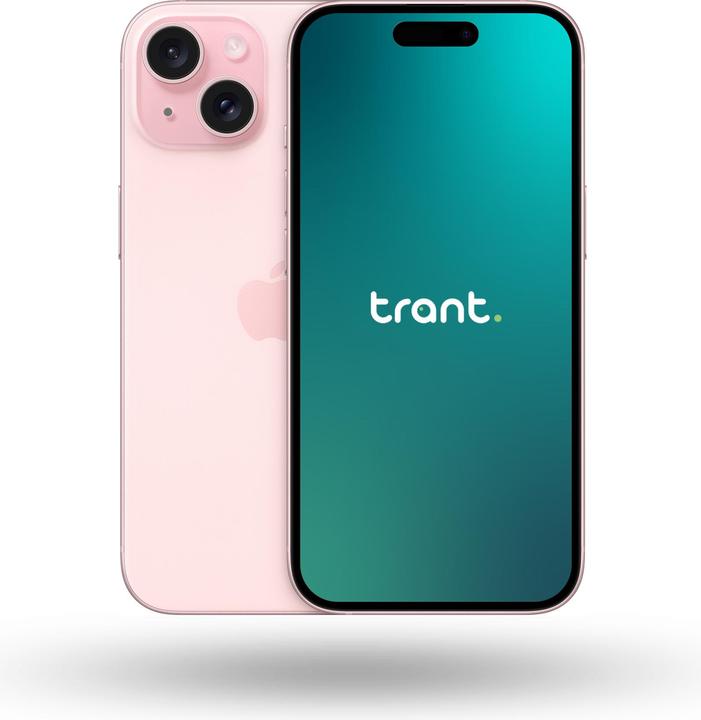 Produktbild Trant.ch iPhone 15 (128 GB, Pink, 6.10", 48 Mpx, SIM + eSIM, B / Sehr gut)