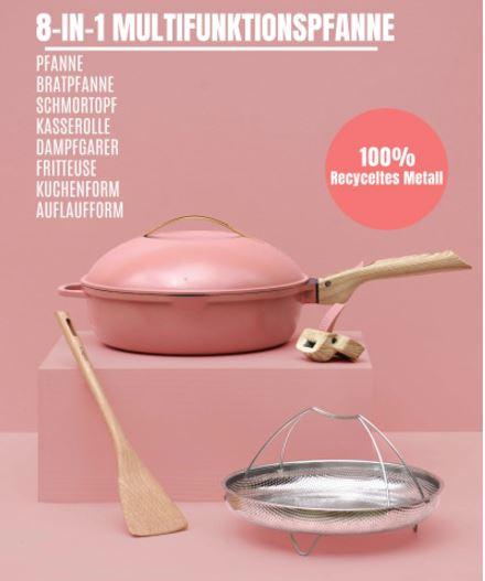Cookut Fabulous 8-in-1 Pan Small Model (Frying pan, Pot)