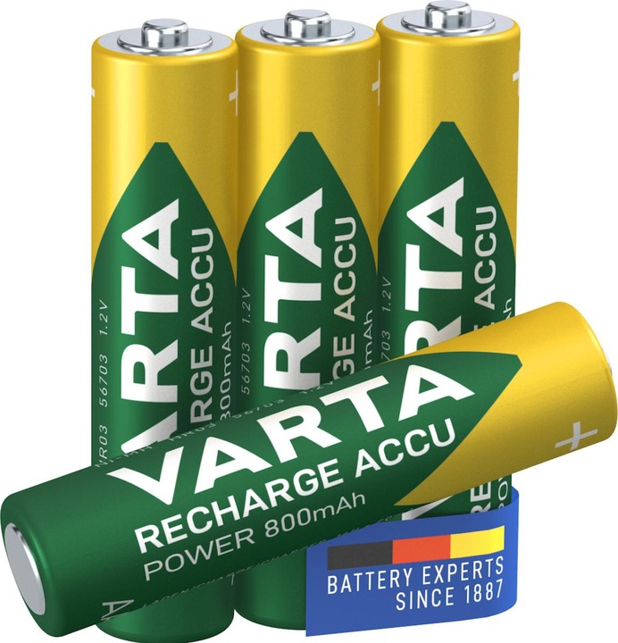 Varta Ricarica Accu Power (4 pz., AAA, 800 mAh)