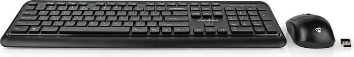 Immagine prodotto Nedis Set mouse e tastiera | Senza fili | Connessione a mouse e tastiera: USB | 800 / 1200 / 1600 dpi | (US, Senza fili)