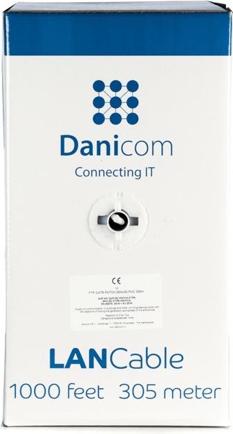 Produktbild Dsit DANICOM CAT5E FTP 305m Starrleiter (FTP, CAT5e, 305 m)