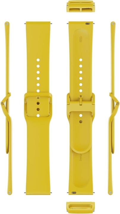 Actual product image Xiaomi Strap | 135mm - 205mm | Watch TPU Strap | Lemon Yellow (TPU)