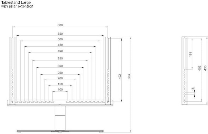 Actual product image Multibrackets M VESA Extender kit (Mounting- / Adapterplates)