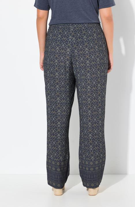 Produktbild Ulla Popken Hose Rose, weites Bein, Elastikbund (50, 52)