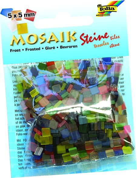 Folia Mozaïek steentjes FROST, 45g, 5x5mm