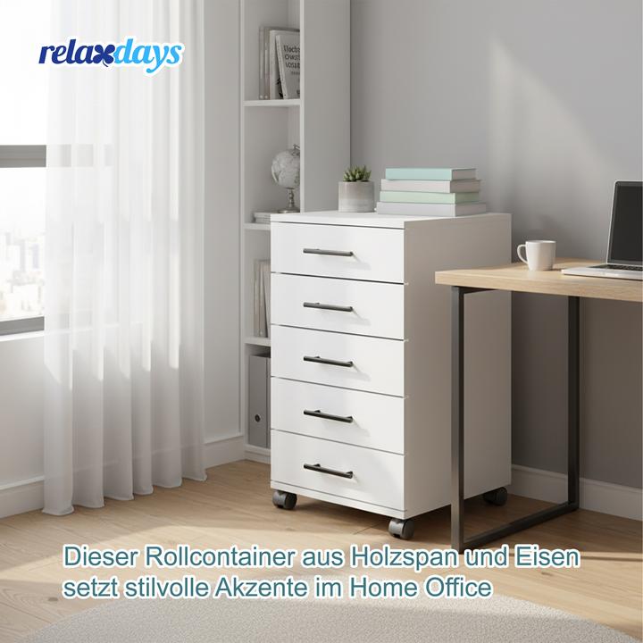 Produktbild Relaxdays Rollcontainer (40 x 40 x 69 cm)