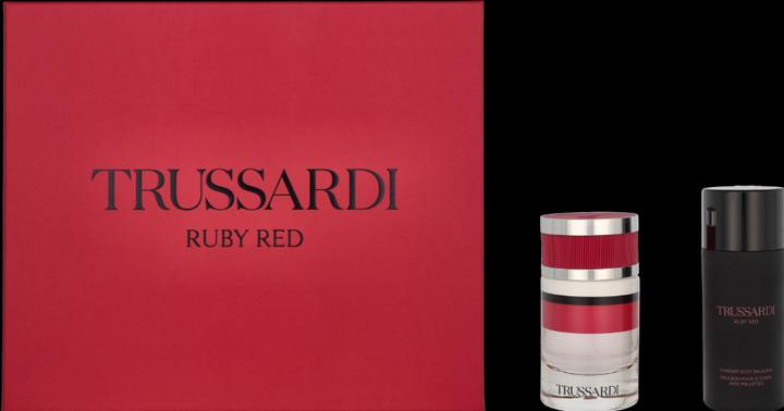 Produktbild Trussardi Ruby Red EDP 60ml Body Lotion 125ml Gift Set 185ml (Eau de Parfum, 185 ml)