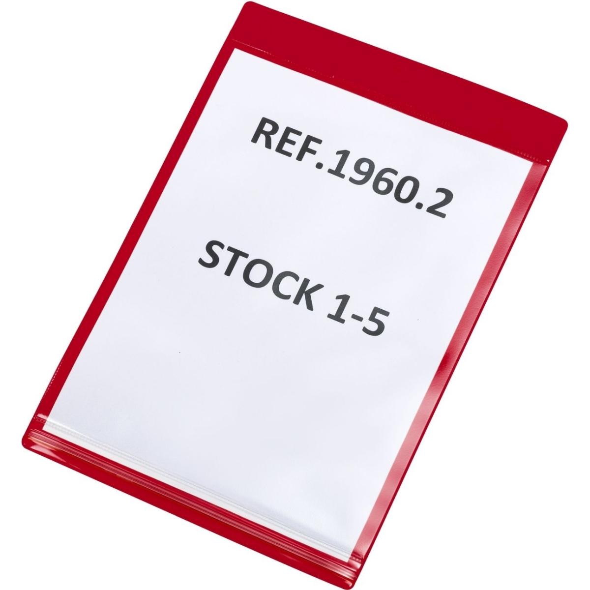 Tarifold, Präsentationstafel, Kennzeichnungshülle Dry-Zip 163003 A4 rot 10 St./Pack. (A4)