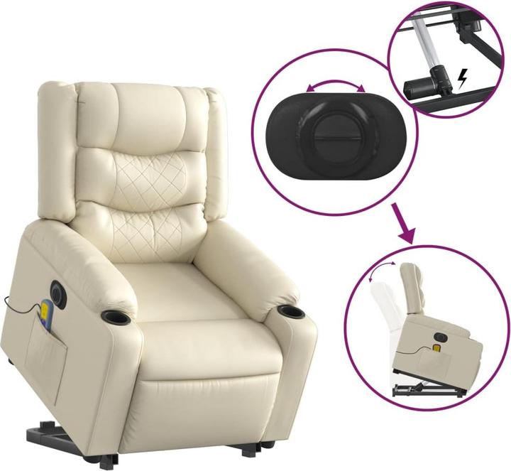 Image du produit vidaXL Massagesessel mit Aufstehhilfe