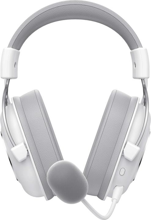 Actual product image Havit H2002YG - 2.4G gaming headphones (White and grey) (Cable, Wireless)