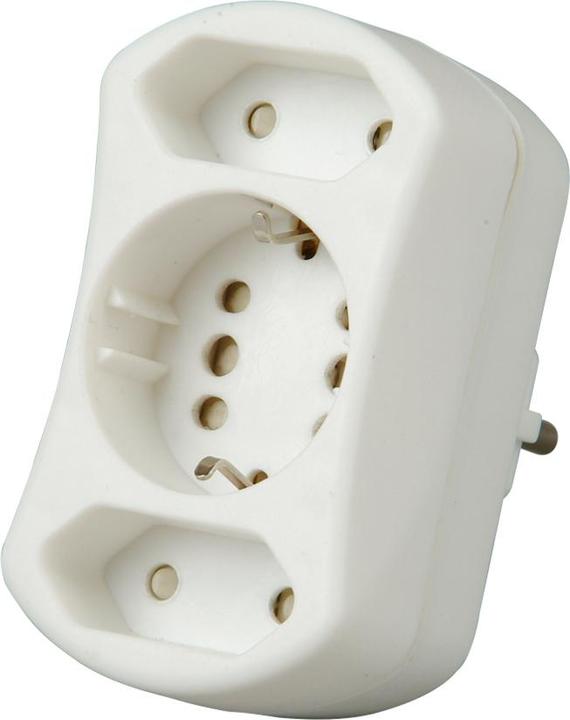 Produktbild Kopp DUOversal. Anschlussstecker-Typ: Typ F, Buchsenstecker-Typ: Typ C (Euro-Stecker), AC Eingangssp (3 x, CEE 7/16)