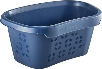 keeeper Wasbak "tilda eco", breedte: 575 mm, blauw Kleur: ecoblauw, gemaakt van 100% gerecycled kunststof (30.50 l)