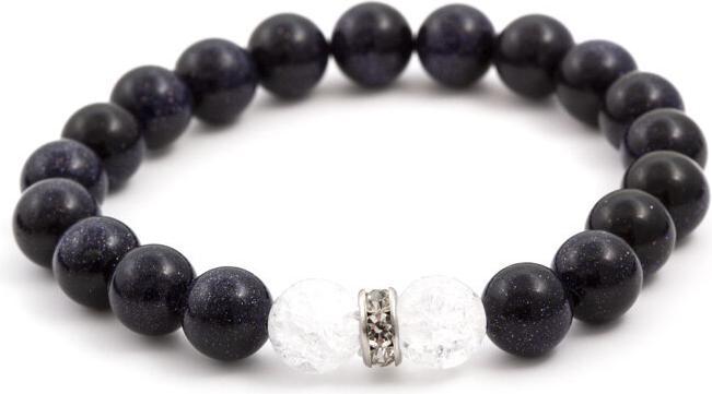 Immagine prodotto Beneto Bracciale di perline in avventurina e cristallo MINK26/17