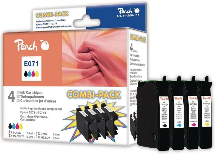 Actual product image Peach T0715 Multipack (C, FC, M, Y)