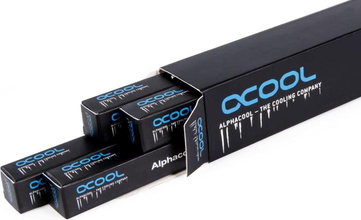 Produktbild Alphacool HardTube 13mm 4x 80cm (0.80 m, Carbon)