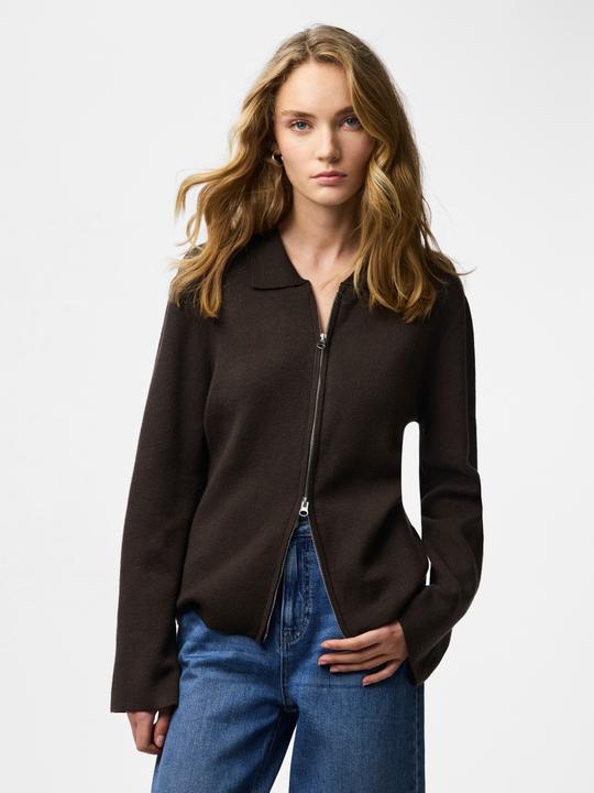 Produktbild Pieces PCRAJA REISSVERSCHLUSS Strickjacke (S)