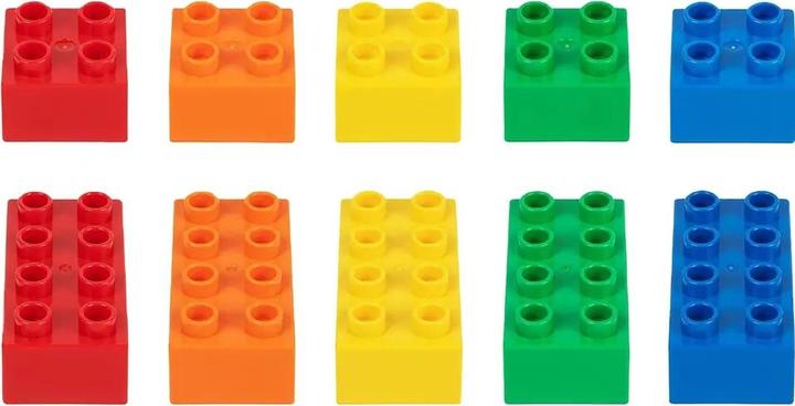 Produktbild I Am Creative Kunststoff Bausteine Klemmbausteine Bauklötze - Assortiert 50er Set