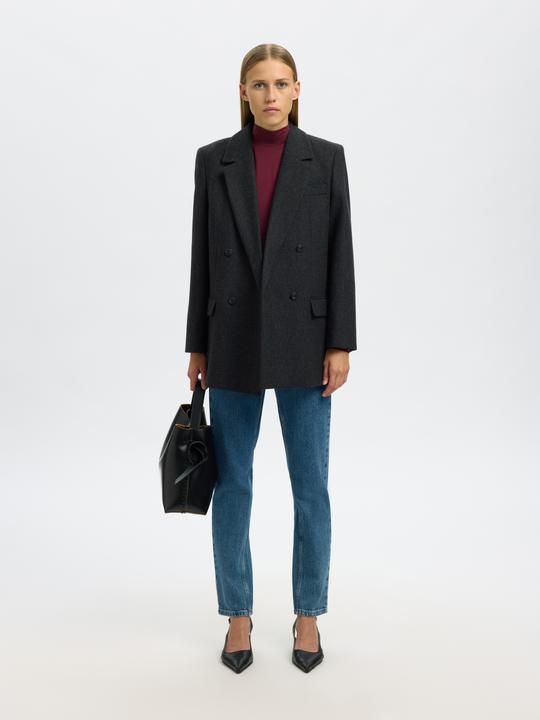 Actual product image Selected Slfmanja Ls High Neck Noos (S)