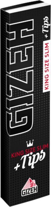 Gizeh Black King Size Slim + Tips