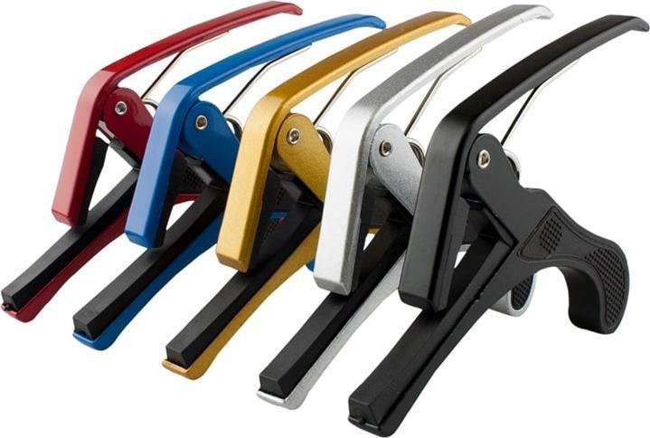 Actual product image JTI Metal guitar capo - black (Capo)